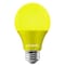 Luxrite A19 LED Light Bulbs 8W (60W Equivalent) Yellow Colored Bulbs Non-Dimmable E26 Base LR21490-1PK - alternate 1